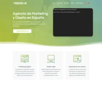 Vissonar.com(Agencia de Marketing y Diseño de páginas web) Screenshot