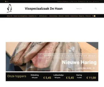 Visspeciaalzaakdehaan.nl(Visspeciaalzaak De Haan) Screenshot