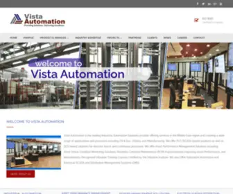 Vista-Automation-ME.com(A leading industrial automation solutions provider) Screenshot