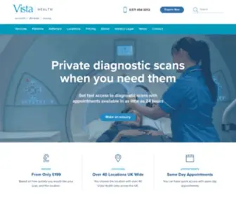 Vista-Health.co.uk(Vista Health) Screenshot