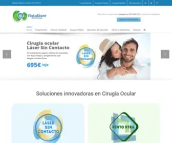 Vista-Laser.com(Clínicas) Screenshot