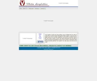 Vista-Logistics.com(Vista Logistics Private Limited) Screenshot