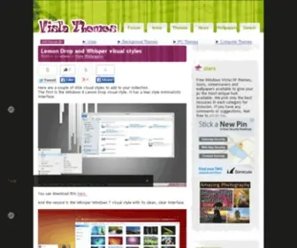 Vista-Themes.net(Free Windows Vista Themes) Screenshot