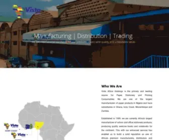 Vistaafrica.net(Vista Africa) Screenshot