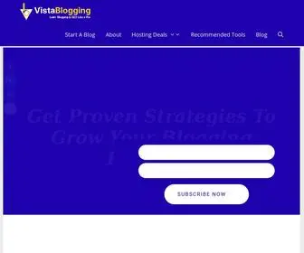 Vistablogging.com(Home) Screenshot