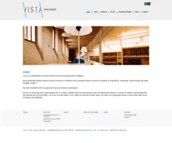 Vistacapital.be(Vista Capital Advisors) Screenshot