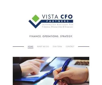 VistacFopartners.com(Vista CFO Partners LLC) Screenshot