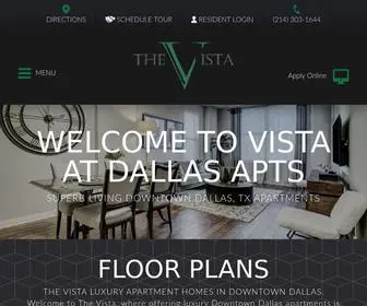 Vistadallas.com(Apartments for Rent in Dallas) Screenshot