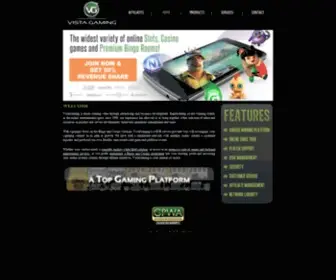 Vistagaming.com(Vista Gaming) Screenshot