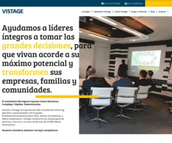 Vistage.es(Consejo Asesor Privado & Asesoramiento Ejecutivo para CEOs) Screenshot