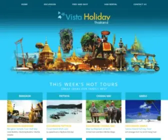 Vistaholiday.net(Vista Holiday Thailand) Screenshot