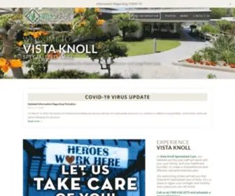 Vistaknoll.com(Nursing Home) Screenshot