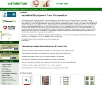 Vistamation.com(Industrial Equipment for Sale) Screenshot