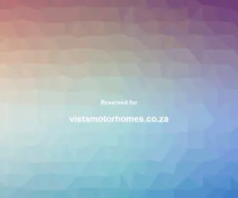 Vistamotorhomes.co.za(Vista Motorhomes) Screenshot