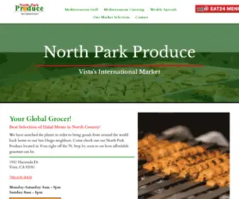 Vistanorthparkproduce.com(North Park Produce) Screenshot