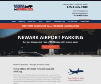 Vistaparking.com(Convenient Newark Airport Parking) Screenshot