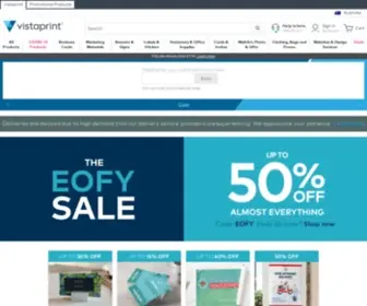 Vistaprint.com.au(Online Printing Australia) Screenshot