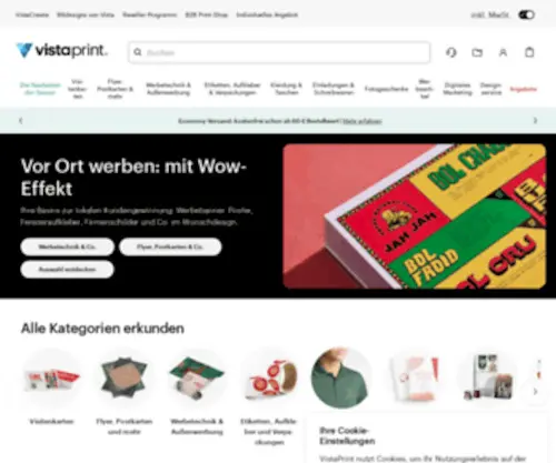 Vistaprint.de(Print) Screenshot