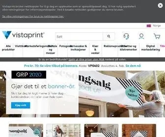 Vistaprint.no(Vistaprint Norge) Screenshot