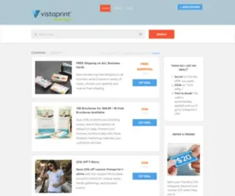 Vistaprintdeals.com(Vistaprint Coupons & Promo Codes 2020) Screenshot