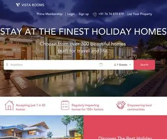 Vistarooms.com(Vista Rooms) Screenshot