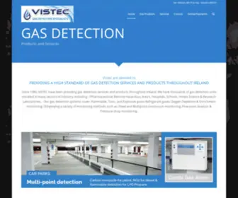 Vistec.ie(Vistec Gas Detection Services) Screenshot