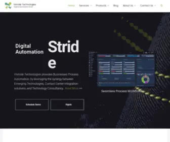 Vistride.com(Vistride Technologies) Screenshot