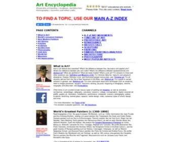 Visual-ARTS-Cork.com(Encyclopedia of Visual Art) Screenshot