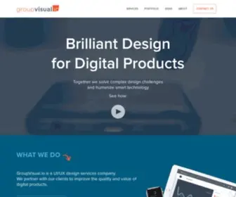 Visual-IO.com(Boston UI/UX Design Company) Screenshot