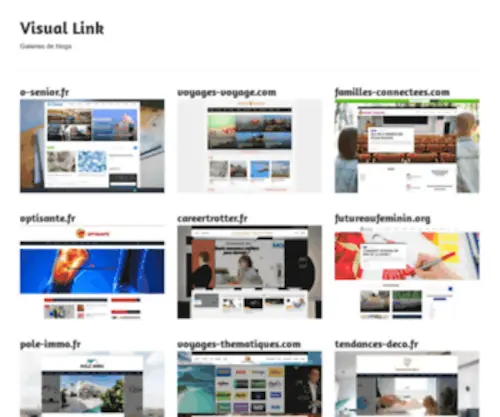 Visual-Link.net(Galeries de blogs) Screenshot