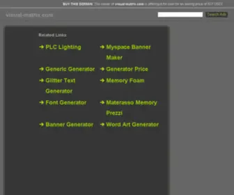 Visual-Matrix.com(Visual Matrix) Screenshot