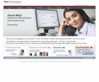 Visual-Mind.com(Visual Mind) Screenshot