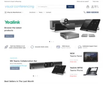 Visualconferencing.co.uk(UK leading online store for Video Conferencing on Microsoft Teams & Zoom) Screenshot