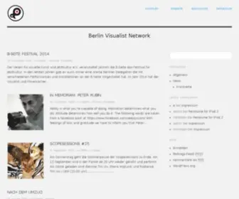 Visualberlin.org(Berlin Visualist Network) Screenshot