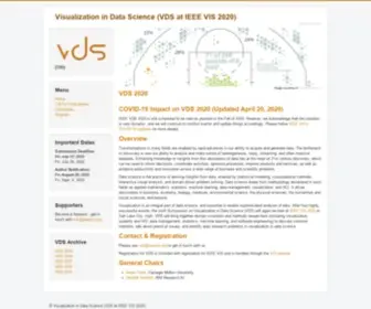 Visualdatascience.org(Visualization in Data Science) Screenshot