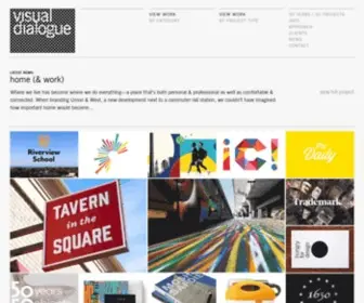 Visualdialogue.com(Visual dialogue // branding) Screenshot