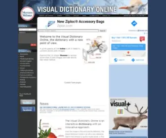 Visualdictionaryonline.com(Visual Dictionary Online) Screenshot