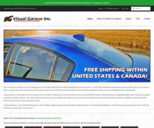Visualgarage.com(Visual Garage Inc) Screenshot