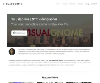 Visualgnome.com(Visualgnome-NYC Videographer For Your Next Project) Screenshot