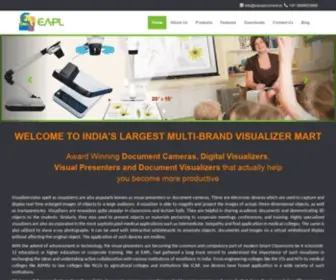 Visualisers.co.in(Largest mart for Document Cameras) Screenshot
