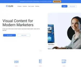 Visual.ly(Premium Content Creation for Better Marketing) Screenshot
