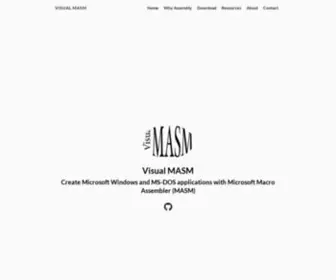 Visualmasm.com(Visual MASM) Screenshot
