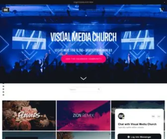 Visualmediachurch.com(Visual Media Church) Screenshot