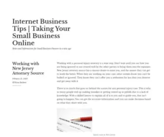 Visualpresence.net(Internet Business Tips) Screenshot