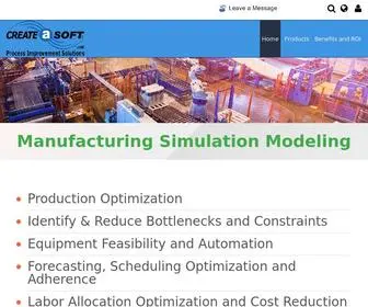 Visualprocessmodeling.com(Manufacturing Simulation Software for Improved Process Optimization with Predictive Analytics) Screenshot