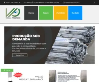 Visualprogress.com.br(Visual Progress) Screenshot