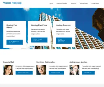 Visualprojects.cl(Visual Hosting) Screenshot