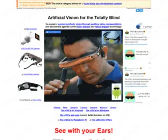 Visualprosthesis.com(The vOICe) Screenshot