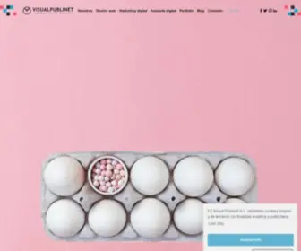 Visualpublinet.com(▷ Diseño Web Vigo y Coruña) Screenshot