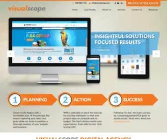 Visualscope.com(Visualscope Web Design Company) Screenshot